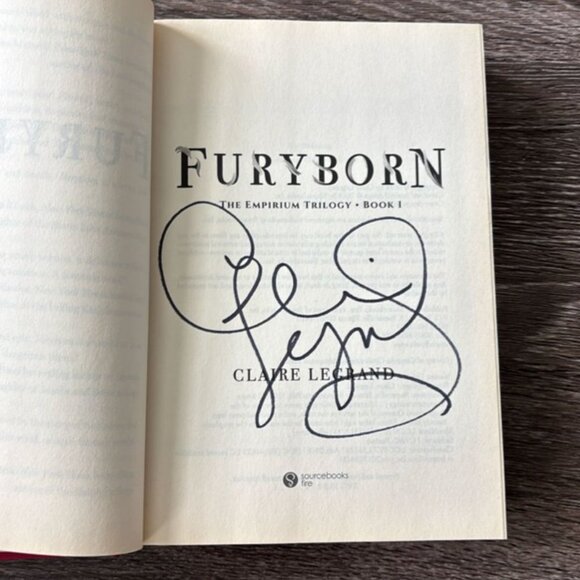 NWT SIGNED Furyborn by Claire Legrand Hardcover - Picture 2 of 4